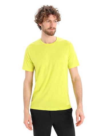 Icebreaker Merino Tech Lite II Lyhyt Sleeve Tee Miesten T Paidat Keltainen | FI 1164CTVE